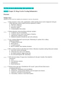 NR 508 Advanced pharmacology Quiz questions and answers Chapter 25: Drugs Used in Treating Inflammatory Processes