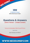 Updated IBM C1000-047 PDF Dumps - New C1000-047 Questions