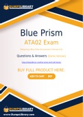 Blue Prism ATA02 Dumps - You Can Pass The ATA02 Exam On The First Try