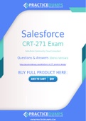 Salesforce CRT-271 Dumps - The Best Way To Succeed in Your CRT-271 Exam