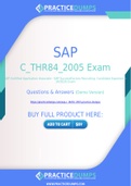 SAP C_THR84_2005 Dumps - The Best Way To Succeed in Your C_THR84_2005 Exam