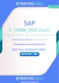 SAP C_THR86_2005 Dumps - The Best Way To Succeed in Your C_THR86_2005 Exam