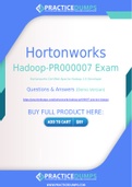 Hortonworks Hadoop-PR000007 Dumps - The Best Way To Succeed in Your Hadoop-PR000007 Exam