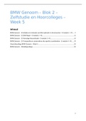 BMW Genoom - Zelfstudie aantekeningen + HC Week 5 - Universiteit Utrecht