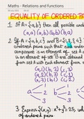 Maths - Relations and functions - Introduction 