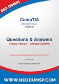 Updated CompTIA 220-1001 PDF Dumps - New 220-1001 Questions