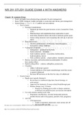 NR 291 STUDY GUIDE EXAM 4 WITH ANSWERS