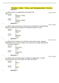 G 150/PHA Module 02 - Tissues, Integumentary System, and Skeletal System Assignments Review Test Submission: Module 02 Quiz: Tissues and the Integumentary System, Answered.