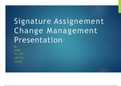 Robert Land LDR 535 Wk 6 Apply Signature Assignment Change Management Presentation-A+ Graded