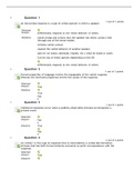 ABA 603 Week 4 Test- Questions and Answers/National University College