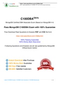 MongoDB C100DBA Practice Test, C100DBA Exam Dumps 2021 Update