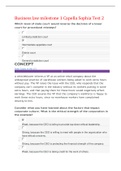 Business law milestone 1 Capella Sophia Test 2,100% CORRECT