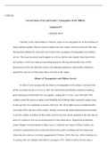 current  issues  of  gender  and  sex.docx    CHFD220  Current Issues of Sex and Gender: Transgenders in the Military  Assignment 8  CHFD220 B010   Currently in the United States of America, issues of sex and gender are on the forefront of many political 