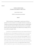 CHFD307 Child and adolescent development  6    CHFD307  The Effects on Children Watching  Pornography: What is Being Done to Address the Issue  American Public University   CHFD307: Child and adolescent development   Abstract  Children and adolescents vie