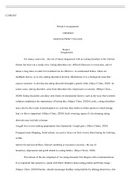 307  Week 6 Assignment .docx  CHFD307  Week 6 Assignment CHFD307  American Public University  Week 6 Assignment  For many years now, the rate of teens diagnosed with an eating disorder in the United States has been on a steady rise. Eating disorders are d