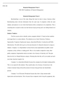 FINC300  2.docx  FINC300  Financial Management Week 2  FINC300: Foundations of Financial Management  Financial Management Week 2  Benchmarking is one of the many things that must be done to keep a business afloat. Benchmarking takes relevant information f