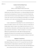 DEFM  312  Assignment  2.docx    DEFM: 312  Evolution of the Federal Budget Process  American Military University  DEFM 312: Defense Budget Development and Execution  The Federal Budget Process as a whole as we know it now has gone through a long and comp