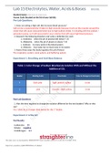 BIO 202L Lab 15 Worksheet- Electrolytes, Water, Acid & Bases