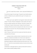 Nutrition  Assignment  2.docx    Assignment 2: Empowering the Athlete's Diet  American Military University Nutrition  This week I was tasked with case number 1. Jamar is a high school football player. He is  19 years old with a height of 6 feet and wei