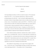 INTL305  Assignment  2.docx  INTL305  How FISA Violates the Fourth Amendment  INTL305  Assignment #2  The Foreign Intelligence Surveillance Act (FISA) was enacted by Congress in 1978 (Congressional Research Service 2021,  1). It was created after widespre