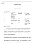 Week  2  Financial  Needs  Analysis.doc    ENTR315  Financial Needs Analysis  ENTR315 D001 Fall 2020  Financial Needs Analysis  Prioritization Matrix  Priority for Funding  Gap in Funding  Amount of Gap  Cause  1  Facility  (Rent/Construction) Employees  