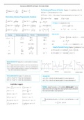 Calculus formula sheet #1 for first year calculus students.