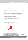 Pearson Edexcel AS and A Level Mathematics, New Spec 2015, Pure Mathematics Year 1 (AS) Unit Test 7: Integration QUESTION PAPER