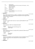 BSC 2346 Module 11 Final Exam (Version 2) / BSC2346 Final Exam: Human anatomy and physiology: Rasmussen College (Already graded A)