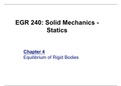 Chapter 4 Equilibrium of Rigid Bodies