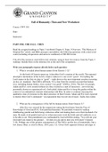 Grand Canyon University| CWV 301 Fall of Humanity: Then and Now Worksheet| 2021