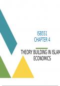 Class notes ISB 551  Islamic Economics: Principles and Analysis (TOPIC 4)