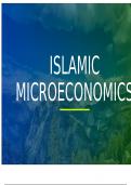 Class notes ISB 551  Islamic Economics: Principles and Analysis