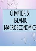 Class notes ISB 551  Islamic Economics: Principles and Analysis