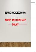 Class notes ISB 551  Islamic Economics: Principles and Analysis