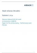 Mark Scheme (Results) Summer 2024 Pearson Edexcel Advanced Subsidiary In Biology B (8BI0) Paper 02: Core Physiology and Ecology