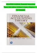 Solution Manual for Financial Accounting Theory 8th Edition by William Scott, Patricia O'Brien