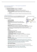 Volledige samenvatting probleem 2 'This neuron has potential'  blok 2.1 Biologische determinanten Pedagogische wetenschappen (inclusief verhelderende voorbeelden, plaatjes en toepassingsopdracht))