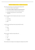 NURS 6551 Midterm Exam 4 - Question and Answers (LATEST)