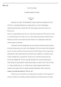 BBA  3210  Unit  II  Case  Study.docx  BBA 3210  Unit II Case Study  Columbia Southern University  Unit II Case Study  During this case study, The Birmingham Cougars football team changed their logo in  1999 due to a copyright infringement case against th