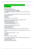 BIO669 EXAM QUESTIONS AND ANSWERS