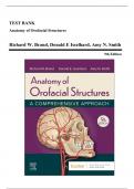 Test Bank - Anatomy of Orofacial Structures, 9th Edition (Brand, 2024), Chapter 1-29 | All Chapters