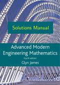 Solution Manual Advanced Modern Engineering Mathematics 4th Edition By Glyn James