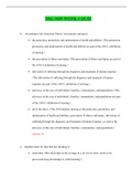 NSG 3039 WEEK 1 QUIZ, NSG 3039 WEEK 2 QUIZ, NSG 3039 WEEK 3 QUIZ, NSG 3039 WEEK 4 QUIZ, NSG 3039 WEEK 5 QUIZ (LATEST, 2021): SOUTH UNIVERSITY |100% CORRECT Q & A |