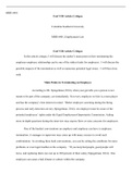 Unit  VIII  Essay.docx (1)   MHR 6401  Unit VIII Article Critique  Columbia Southern University   MHR 6401, Employment Law   Unit VIII Article Critique  In this article critique, I will discuss the author ™s main point on how terminating the employer-empl