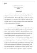 Unit  VII  Assignment.docx   MOS6701  Ergonomic Assessment Process  Columbia Southern University MOS6701  Task Description  In the video, the worker is depicted as performing the task of splitting logs, some which seem quit heavy and unwieldy, for firewoo