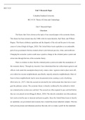 Unit  V  Research  Paper.docx   MCJ 5135  Unit V Research Paper  Columbia Southern University  MCJ 5135: Theory of Crime and Criminology  Unit V Research Paper  Overview  The theory that I have chosen as the topic of my research paper is the economic theo