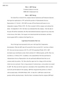 Unit  V  Essay.docx   MHR 6401  Riser v. QEP Energy  Columbia Southern University MHR 6401, Employment Law   Riser v. QEP Energy  Ms. Kathy Riser worked for the company Questar Exploration and Production (Questar). She began her employment in 1997 and hel