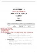 TAX2601 ASSESSMENT 3  SEM 2 OF 2024 EXPECTED QUESTIONS AND ANSWERS