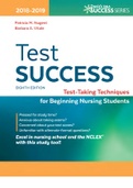 Test Success: Test-Taking Techniques for Beginning Nursing Students, 8th Edition