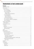 Samenvatting Deel Statistiek (KWH 1)